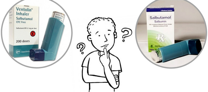 Ventolin vs Salbutamol